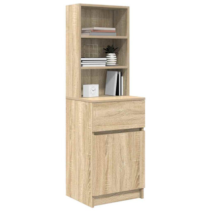 vidaXL Κομοδίνο Sonoma Δρυς 39x35x125 εκ. από Επεξεργασμένο Ξύλο