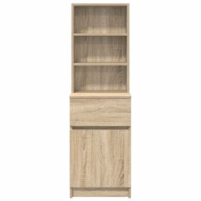 vidaXL Κομοδίνο Sonoma Δρυς 39x35x125 εκ. από Επεξεργασμένο Ξύλο