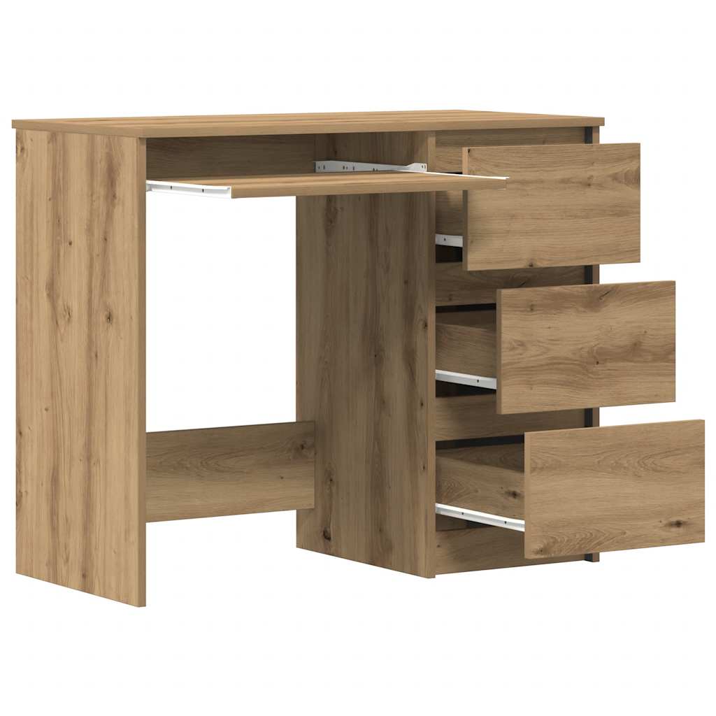 Γραφείο vidaXL Artisan Oak 90x45x76 εκ Κατασκευασμένο ξύλο