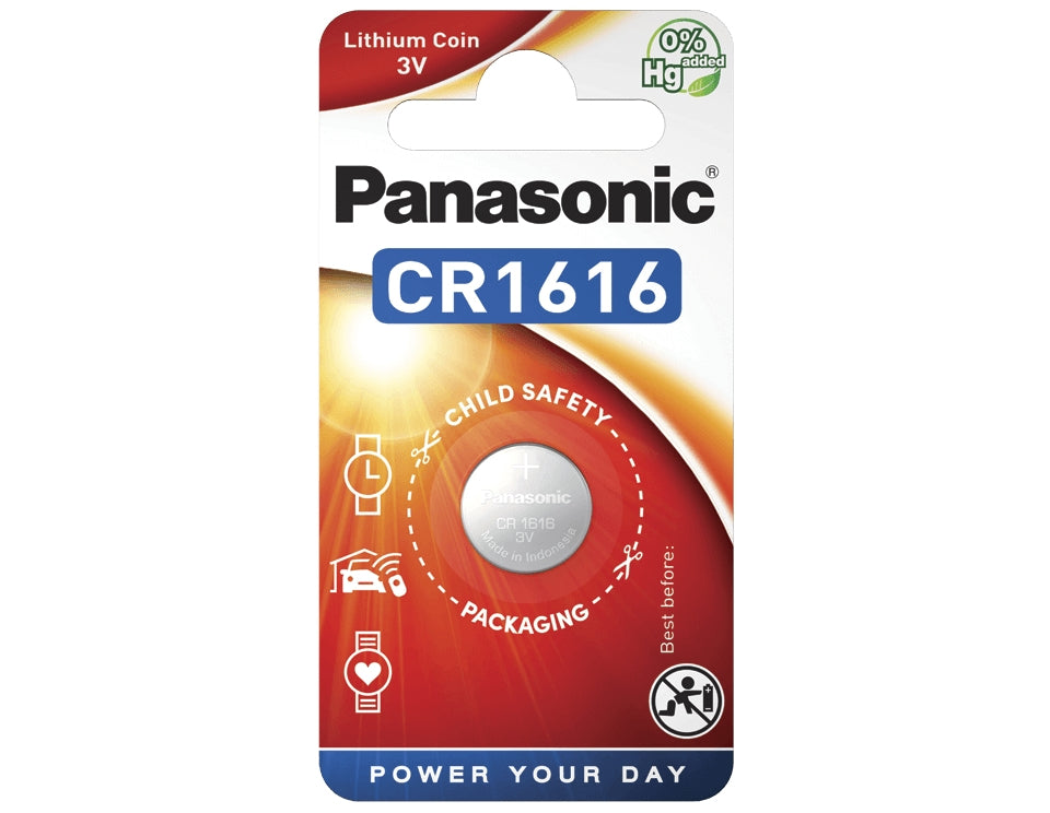 1 Panasonic CR 1616 Lithium Power