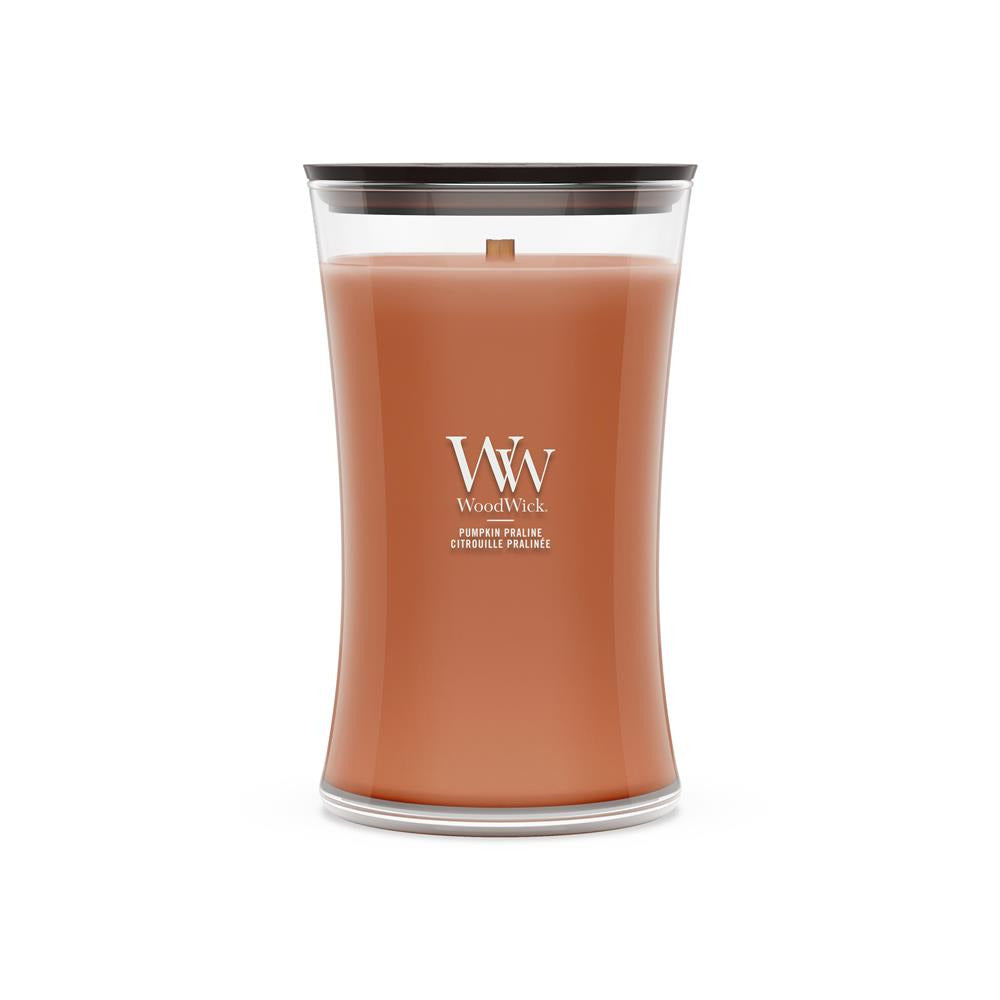 WoodWick Pumpkin Praline wax candle Cylinder Brown 1 pc(s)