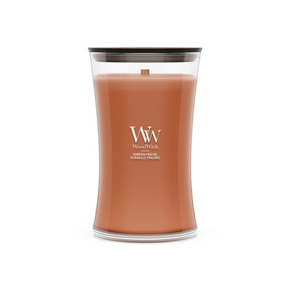 WoodWick Pumpkin Praline wax candle Cylinder Brown 1 pc(s)