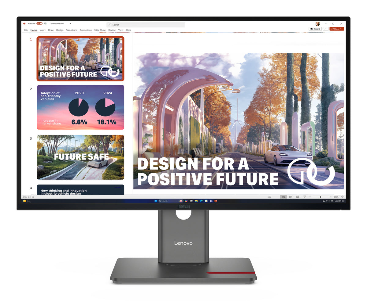 Lenovo ThinkVision P27QD-40 (27")2K QHD  HDMI/DP/USB-C/DOC