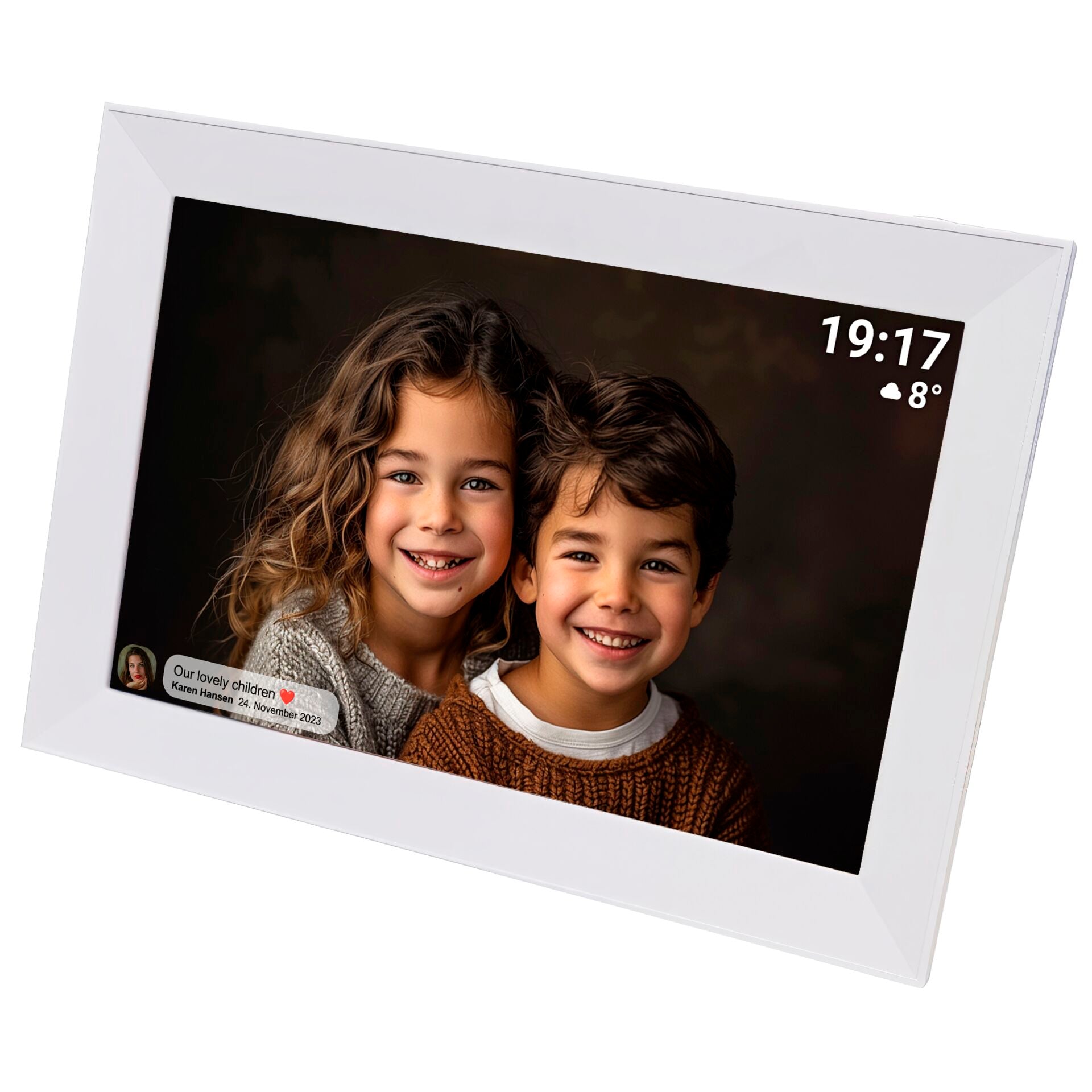 Denver Frameo PFF-1012 Digital Photo Frame White