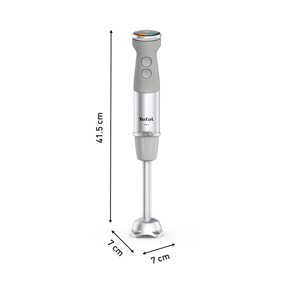 Tefal Quickchef+ HB673B30 blender Immersion blender 1000 W Grey, Stainless steel