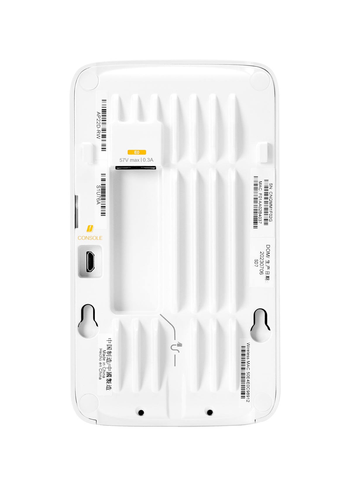 HPE Networking Instant On AP22D Dual Radio Wi-Fi 6 Access Point