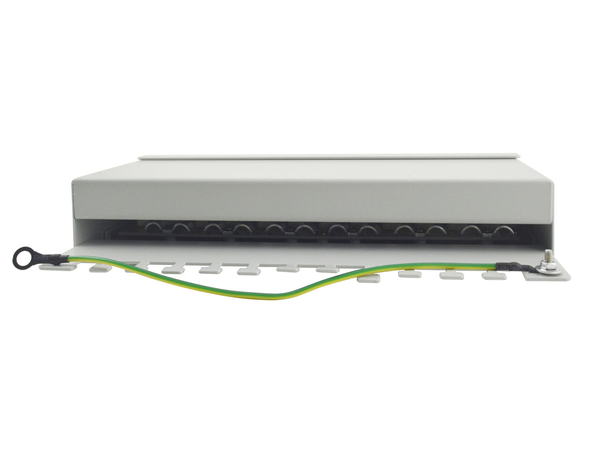 Equip Patchpanel 12xRJ45 Cat6  Desktop        250MHz RAL7035