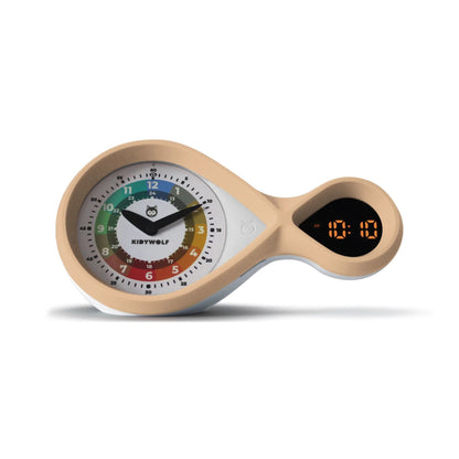Kidywolf Analog and Digital Alarm Clock in Pink