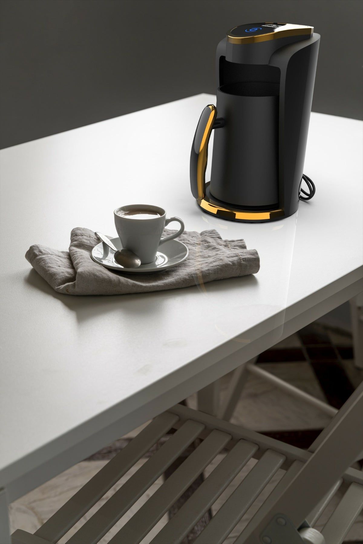 INCA Kaffeemaschine Wonder Serie Touch-Control-Schalter