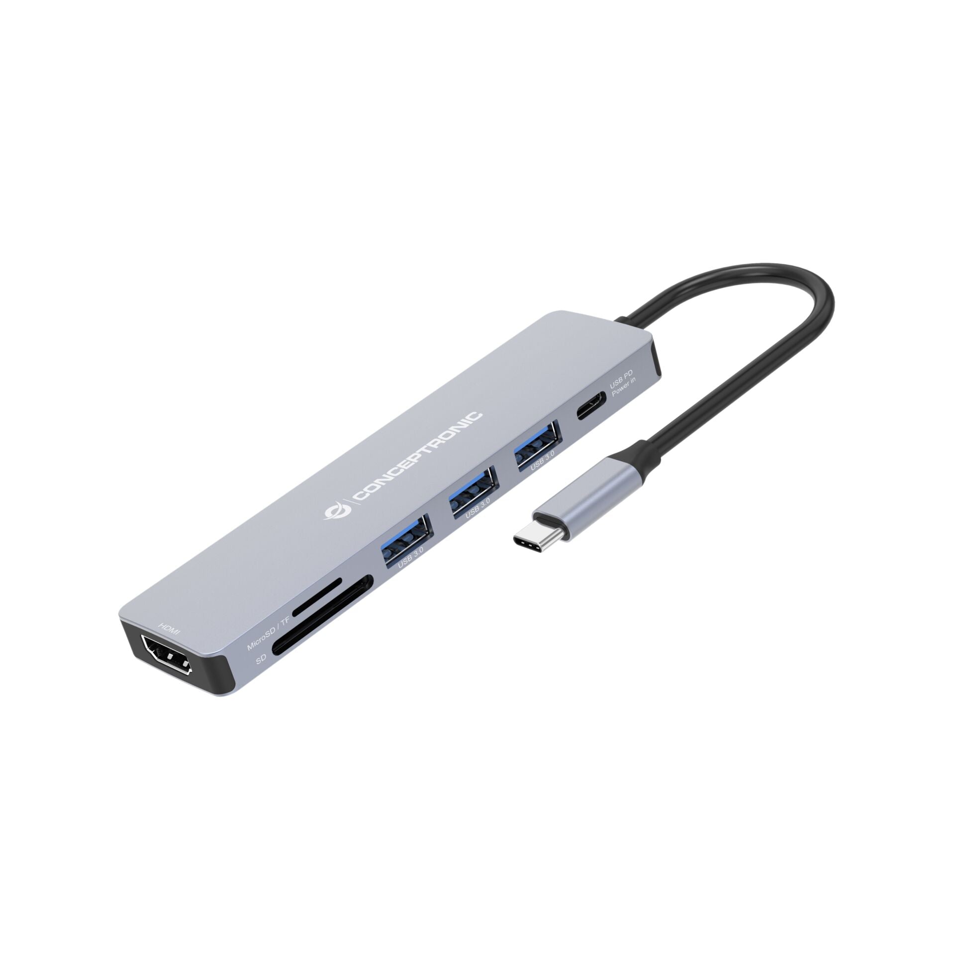 Conceptronic DONN19G 7-in-1 Multifunction Docking Station