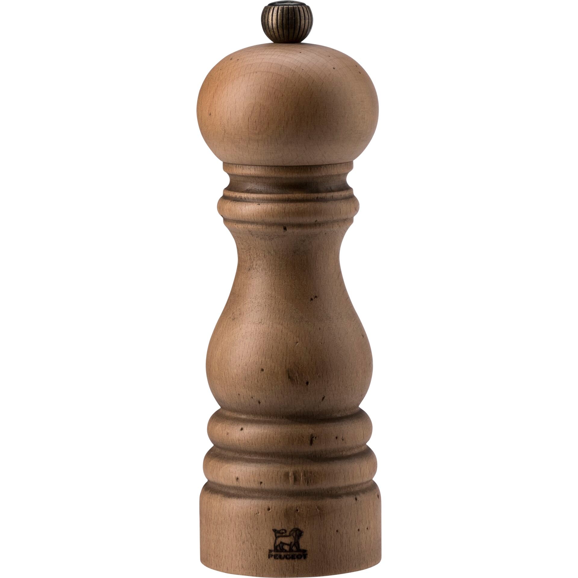 Peugeot Paris 18 cm Pepper Mill in Beech Wood with Antique Finish