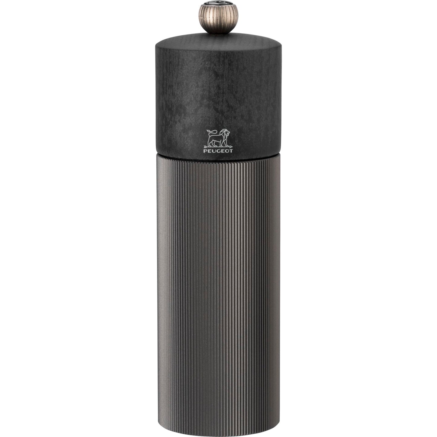 Peugeot Line 18 cm Wood and Aluminium Pepper Mill in Graphite