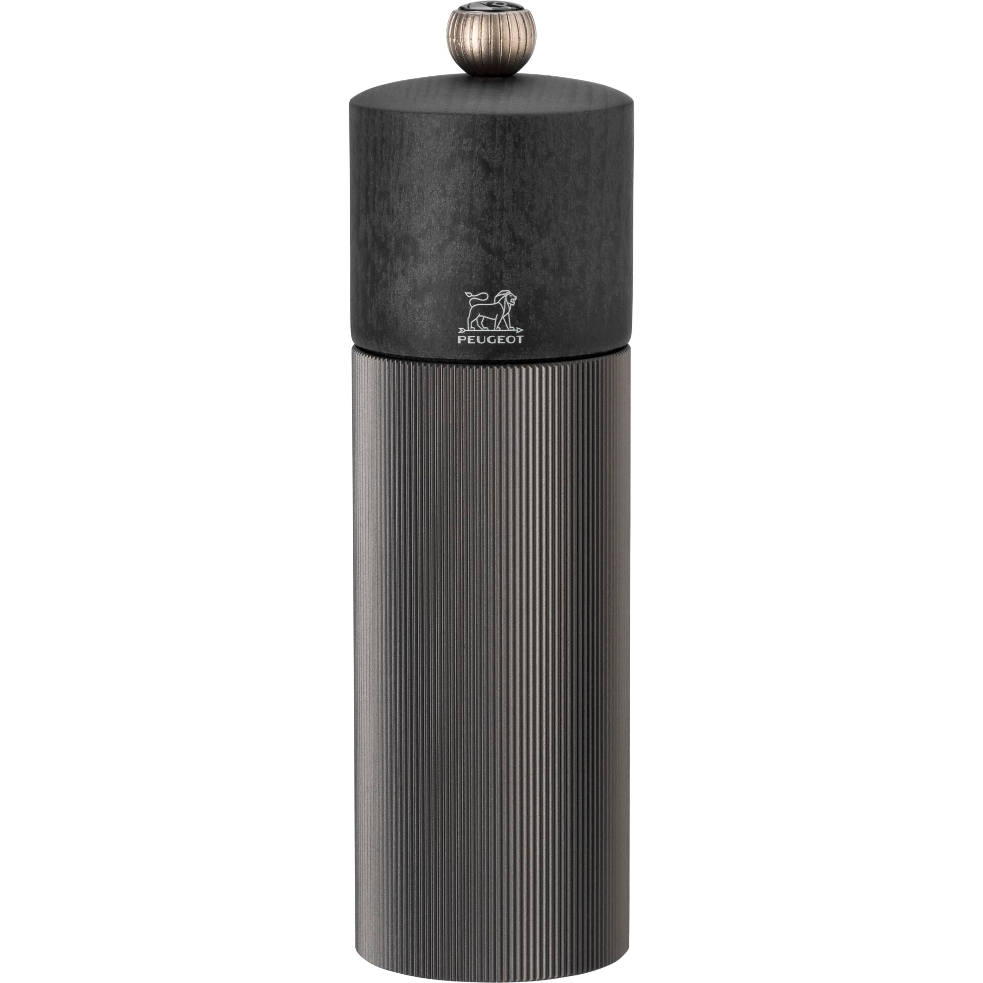 Peugeot Line 18 cm Wood and Aluminium Pepper Mill in Graphite