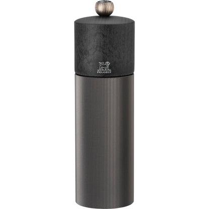 Peugeot Line 18 cm Wood and Aluminium Pepper Mill in Graphite