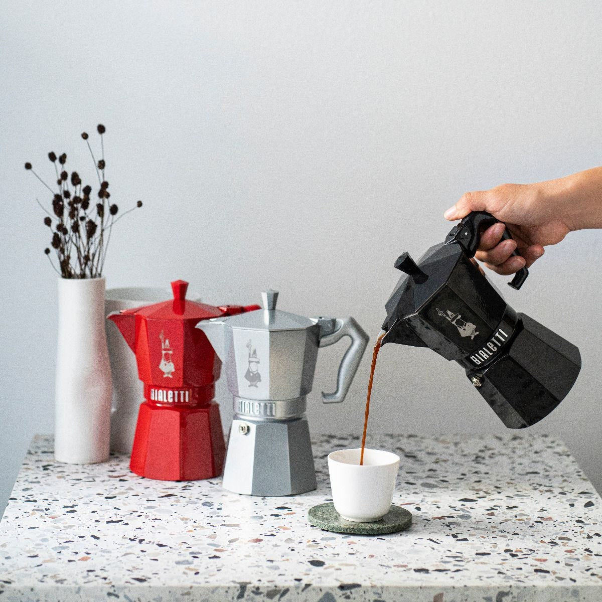 Bialetti MOKA EXCLUSIVE 6TZ black