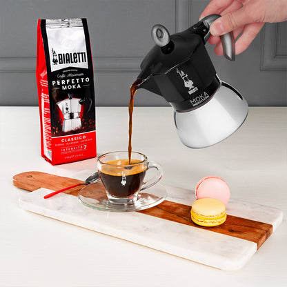 Bialetti Καφετιέρα Moka Induction 4TZ Μαύρη