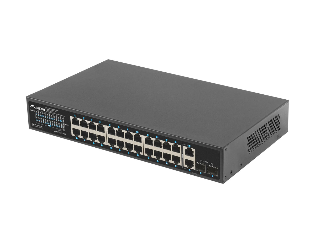 Lanberg RSGE-24P-2GE-2S-360 network switch Unmanaged