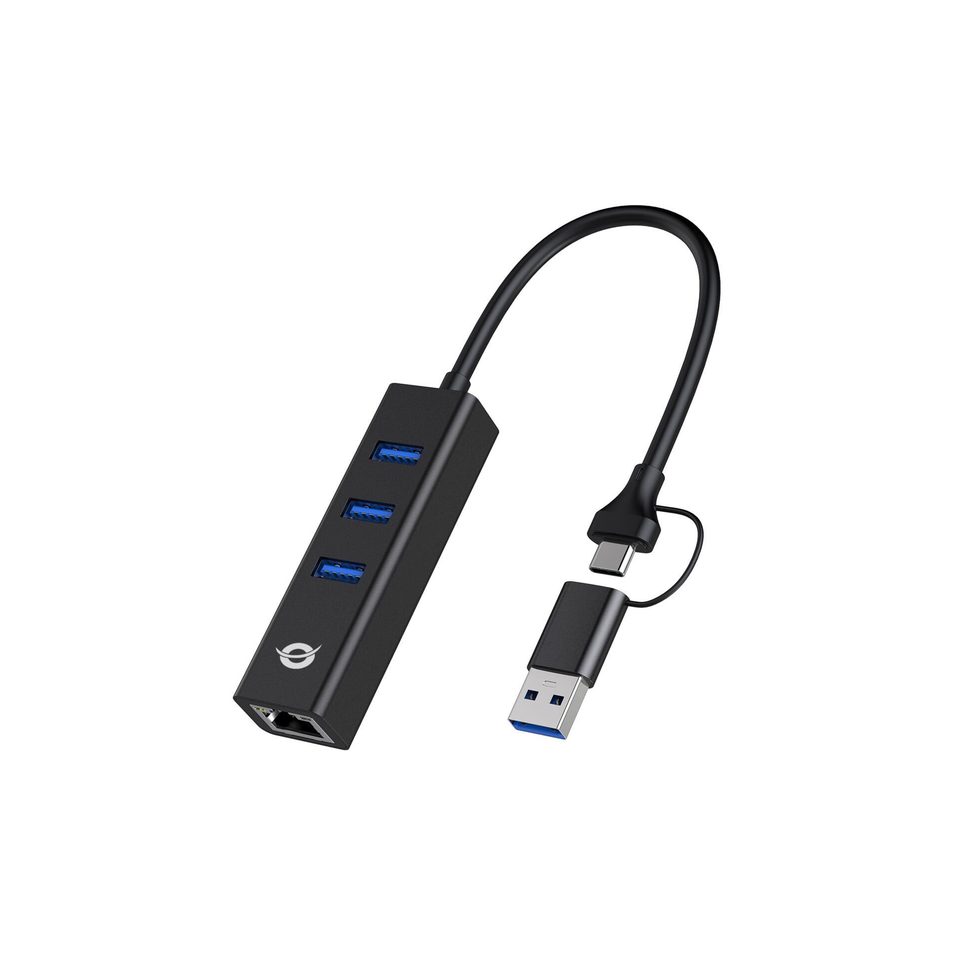 Conceptronic DONN07BA 3-Θύρες USB Hub με Gigabit-Network