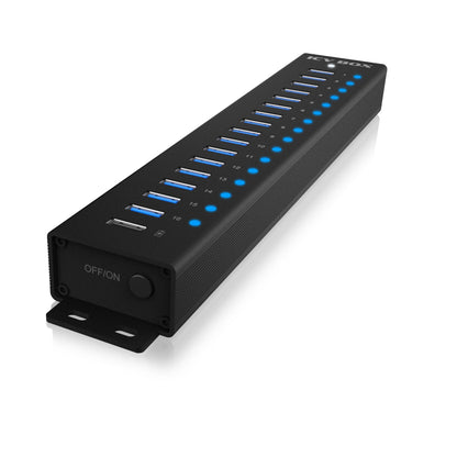 ICY BOX IB-HUB1717-U3 16+1 Port USB Hub
