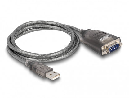 DELOCK USB 2.0 Type-A to Serial RS-232 D-Sub 9 Pin Adapter