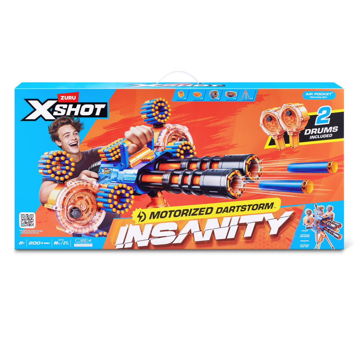 ZURU Insanity Motorized Dart Storm Blaster