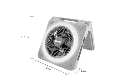 Unold 86517 Solar Fan grey Camping