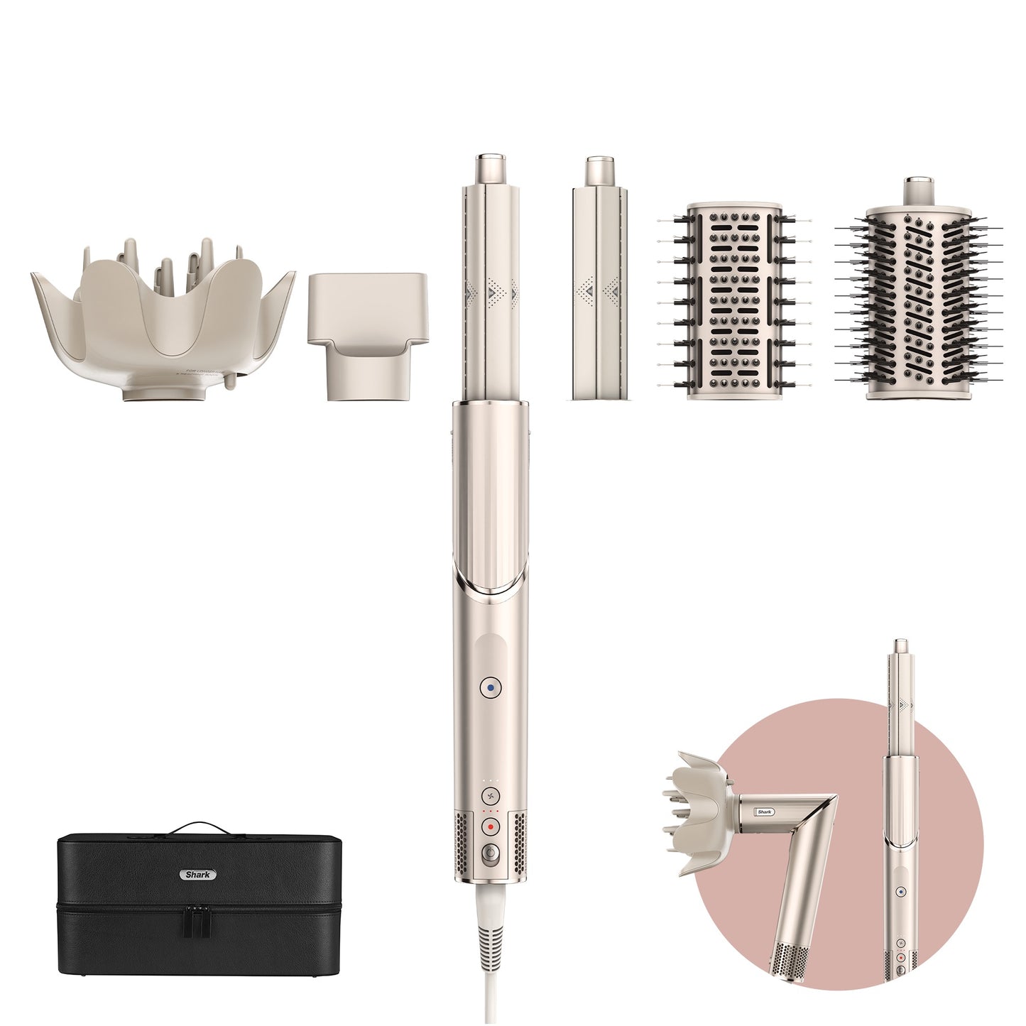 Shark Hairstyler (HD440SLEU) FlexStyle 5-in-1 5in1 rose