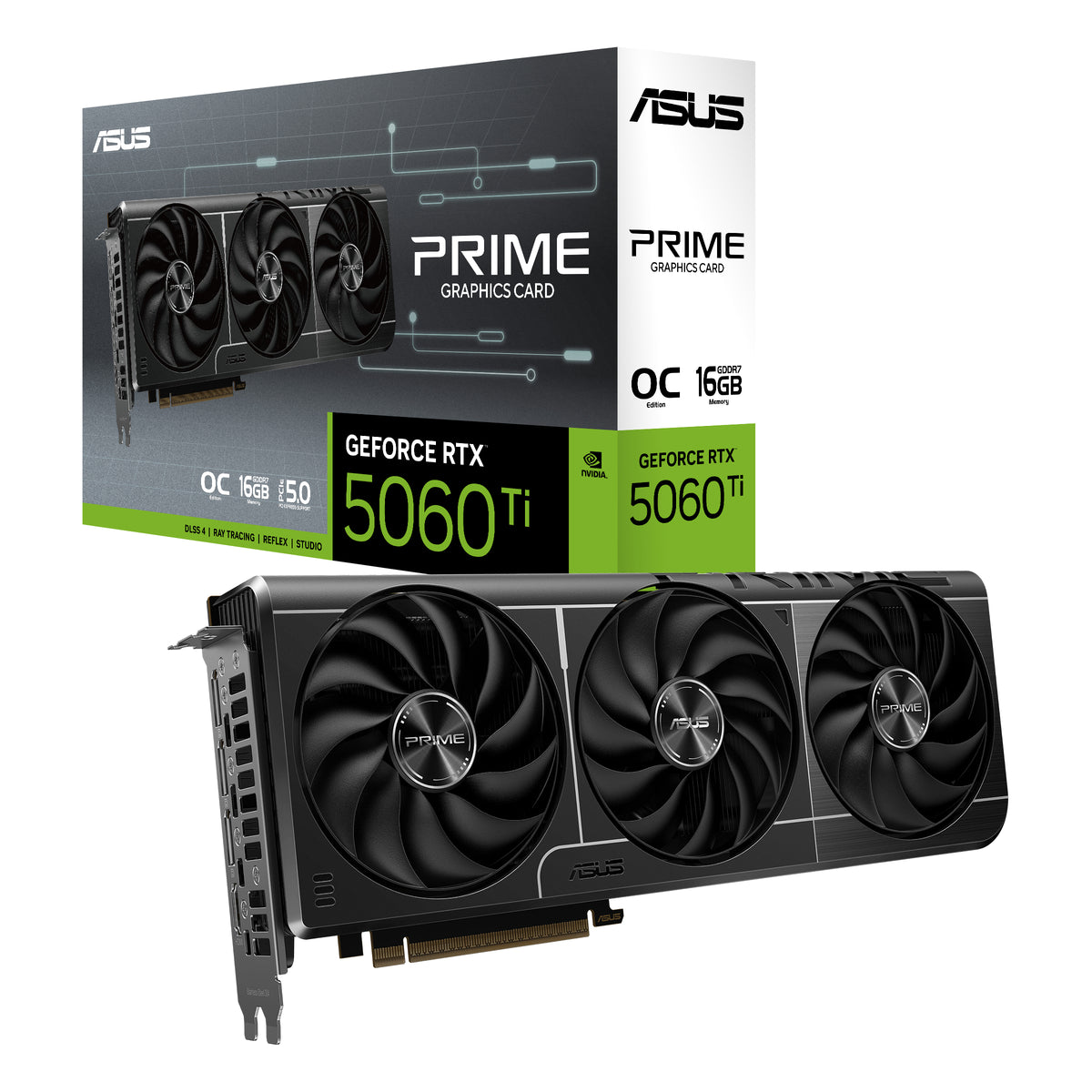 ASUS Prime GeForce RTX 5060 Ti OC 16 GB graphics card