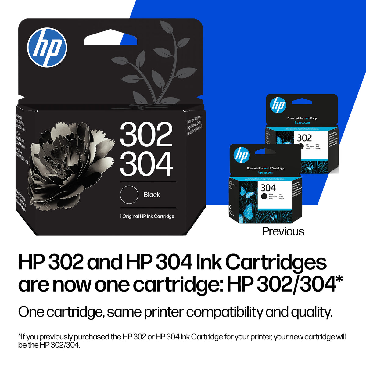 HP 302XL/304XL Black Ink Cartridge