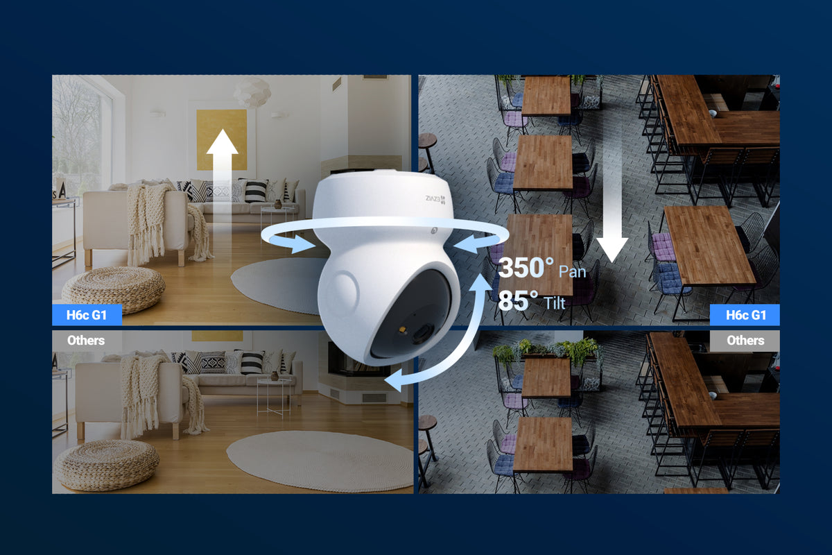 EZVIZ H6C security camera Spherical IP security camera Indoor 1920 x 1080 pixels Desk