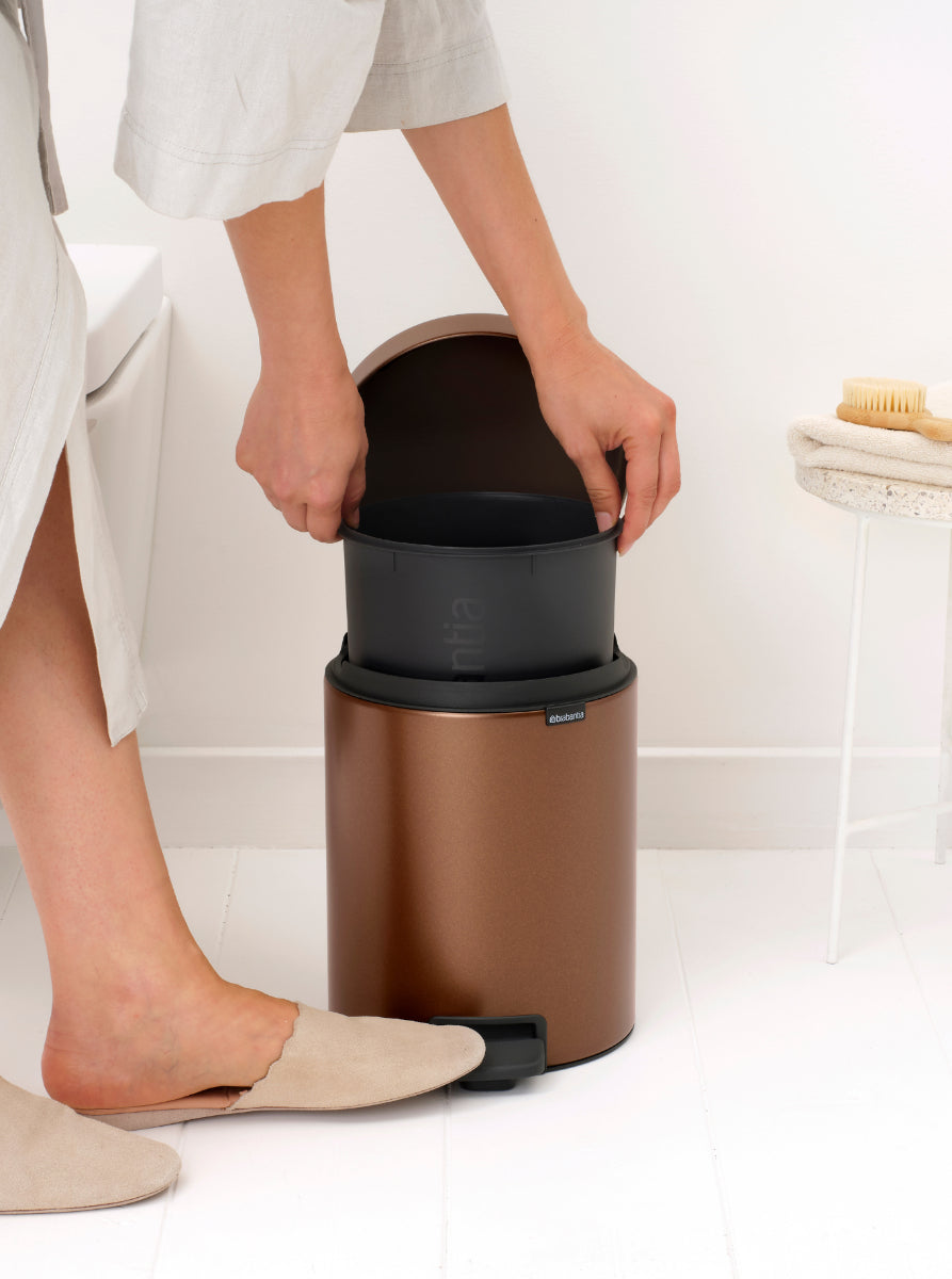 Brabantia Treteimer Newicon 5 L Warm Bronze