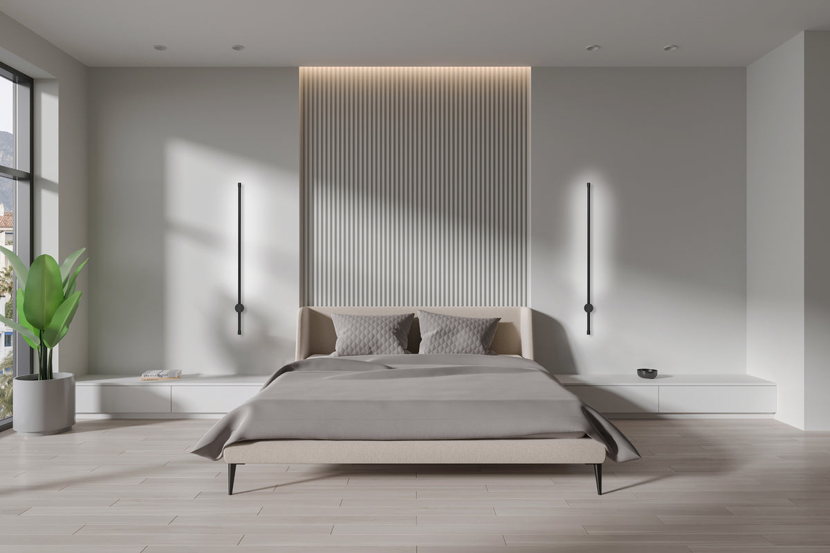 Activejet LED wall lamp AJE-HILTON Black NW