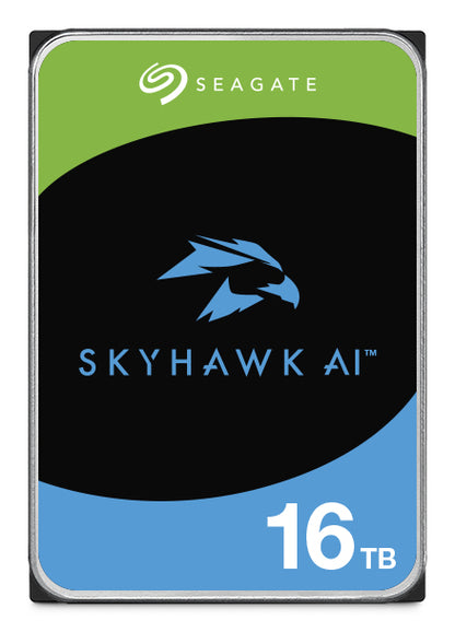 Εσωτερικός σκληρός δίσκος Seagate SkyHawk AI 16 TB, 7200 RPM, 512 MB cache, 3,5 ίντσες, Serial ATA III (ST16000VE004)