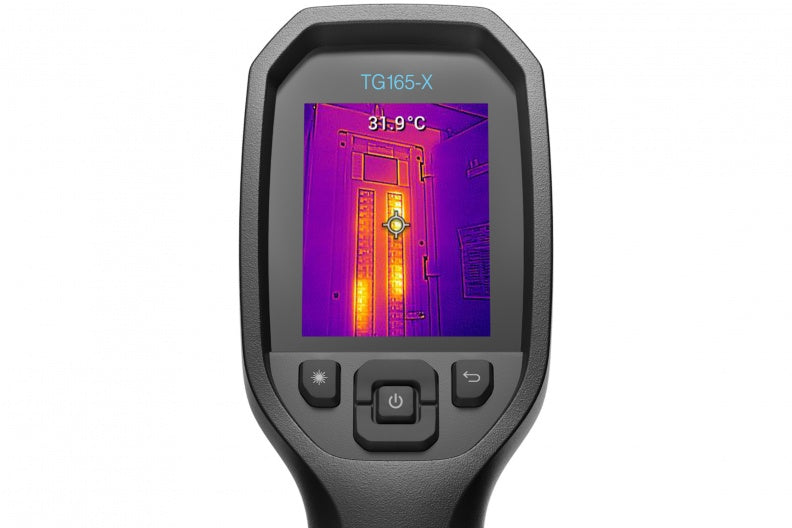 FLIR TG165-X MSX Thermal Camera -25 to +300 °C 80 x 60 Pixel 8.7 Hz MSX®, Built-in LED Light, Digital Camera