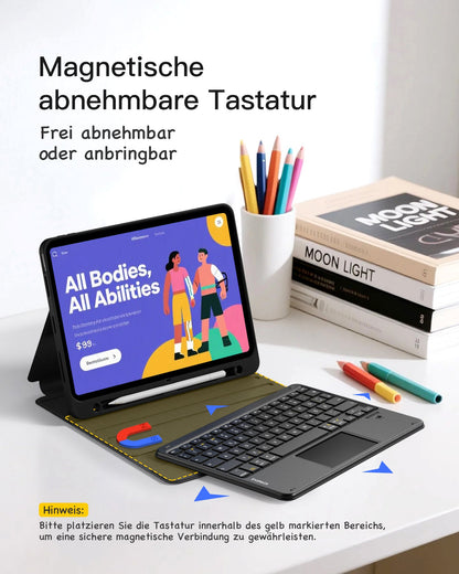 inateck KB002 Black Bluetooth-Tastatur-Hülle für iPad 11