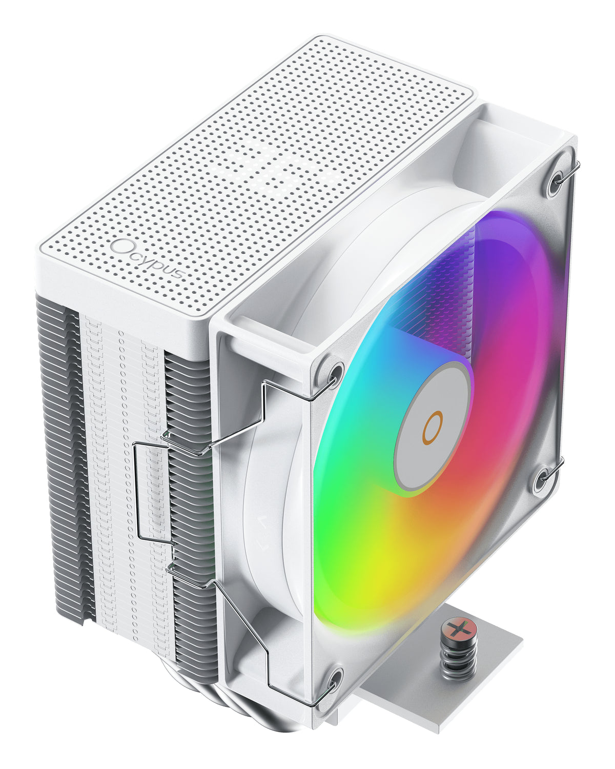 Ocypus Gamma A40 ARGB Digital (White, 100 mm)