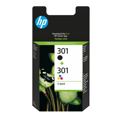 HP 301      Schwarz+Dreifarbig  Tintenpatrone