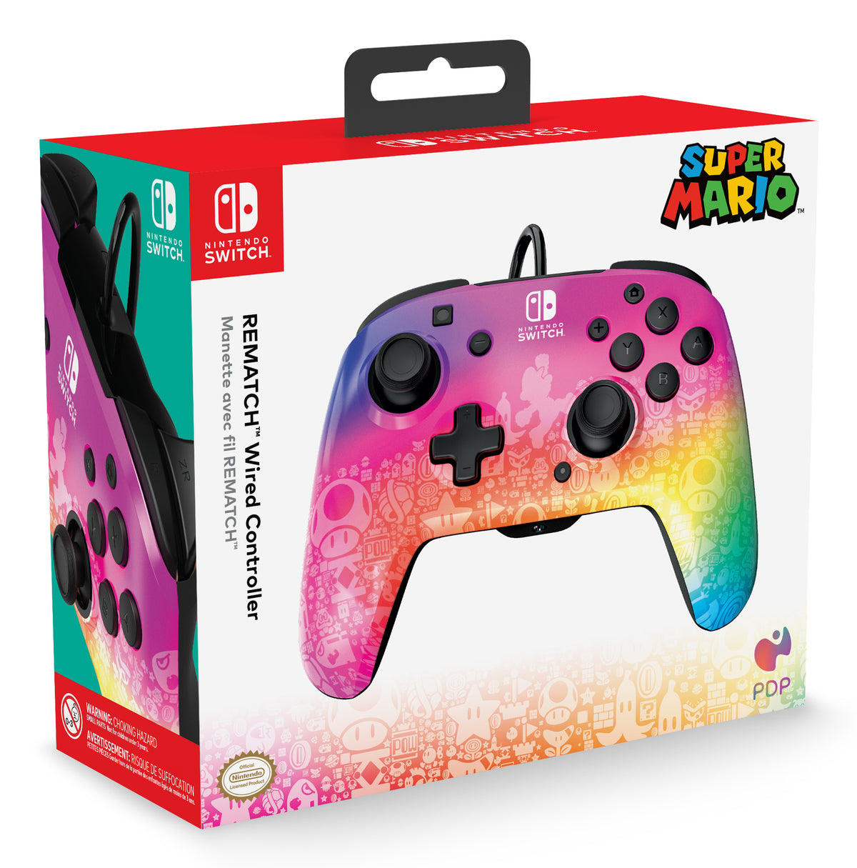 PDP Controller Rematch Star Spectrum - Nintendo Switch