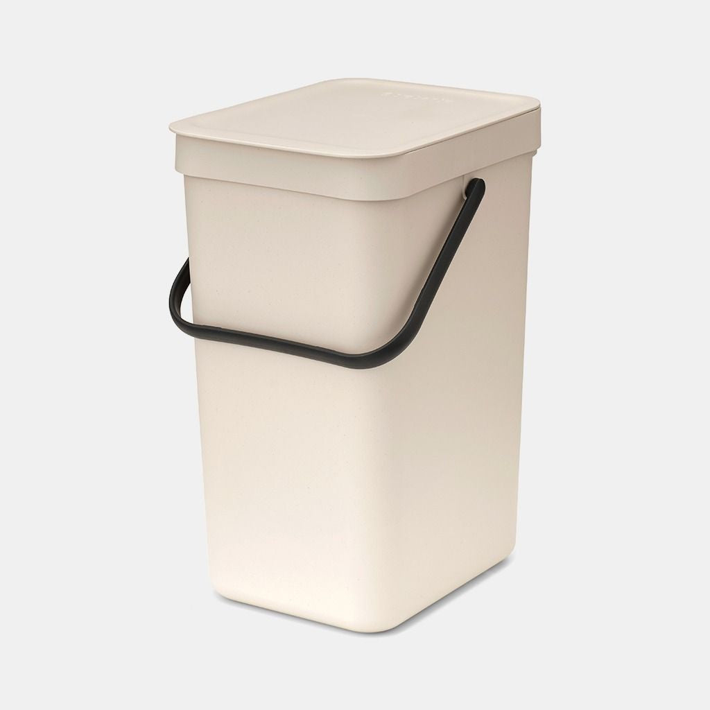Brabantia Sort & Go Waste Bin Soft Beige 12L