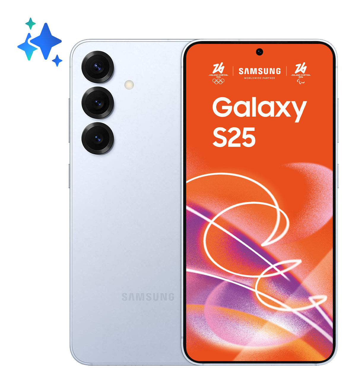 Samsung Galaxy S25 15.8 cm (6.2") Dual SIM Android 15 5G USB Type-C 12 GB 128 GB 4000 mAh Blue