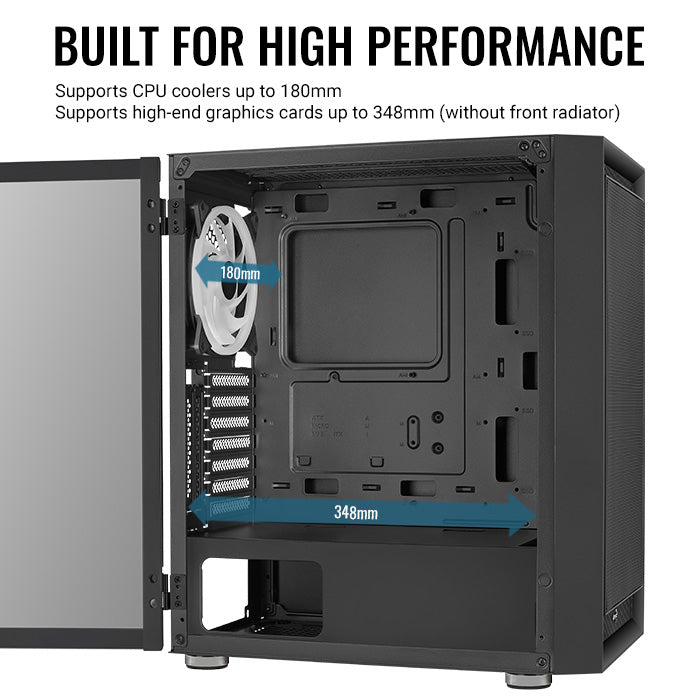Housing Aerocool PGS Graphite-G-BK-v2 FRGB