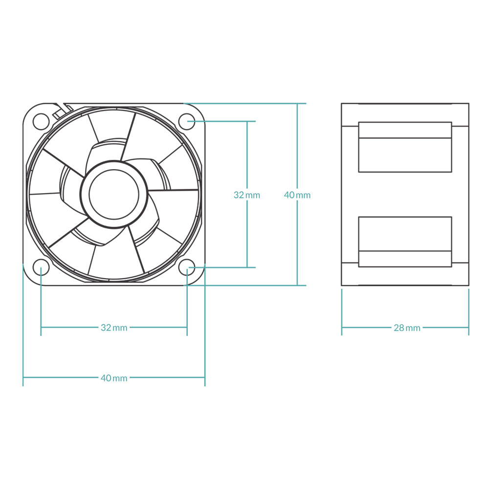 ARCTIC Server Fan 40x40x28mm S4028-6K (5-Pack)