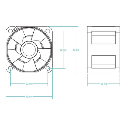 ARCTIC Server Fan 40x40x28mm S4028-6K (5-Pack)