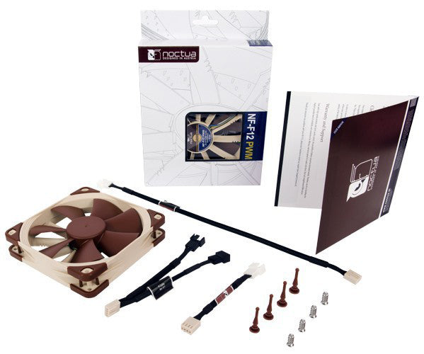 Noctua NOC-NF-F12-PWM Ανεμιστήρας Κουτιού Υπολογιστή 12 εκ. Μπεζ, Καφέ 1 τεμ.