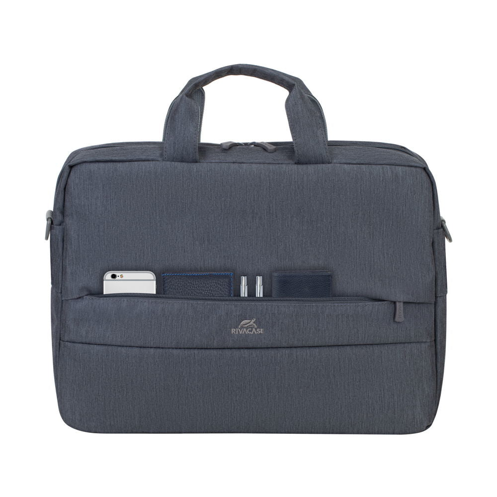 Riva NB Prater 15.6" Laptop Bag, Gray (Model 7532)