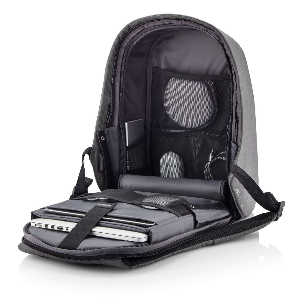 XD Design Anti-Theft Backpack Bobby Hero Regular Grey P/N: P705.292