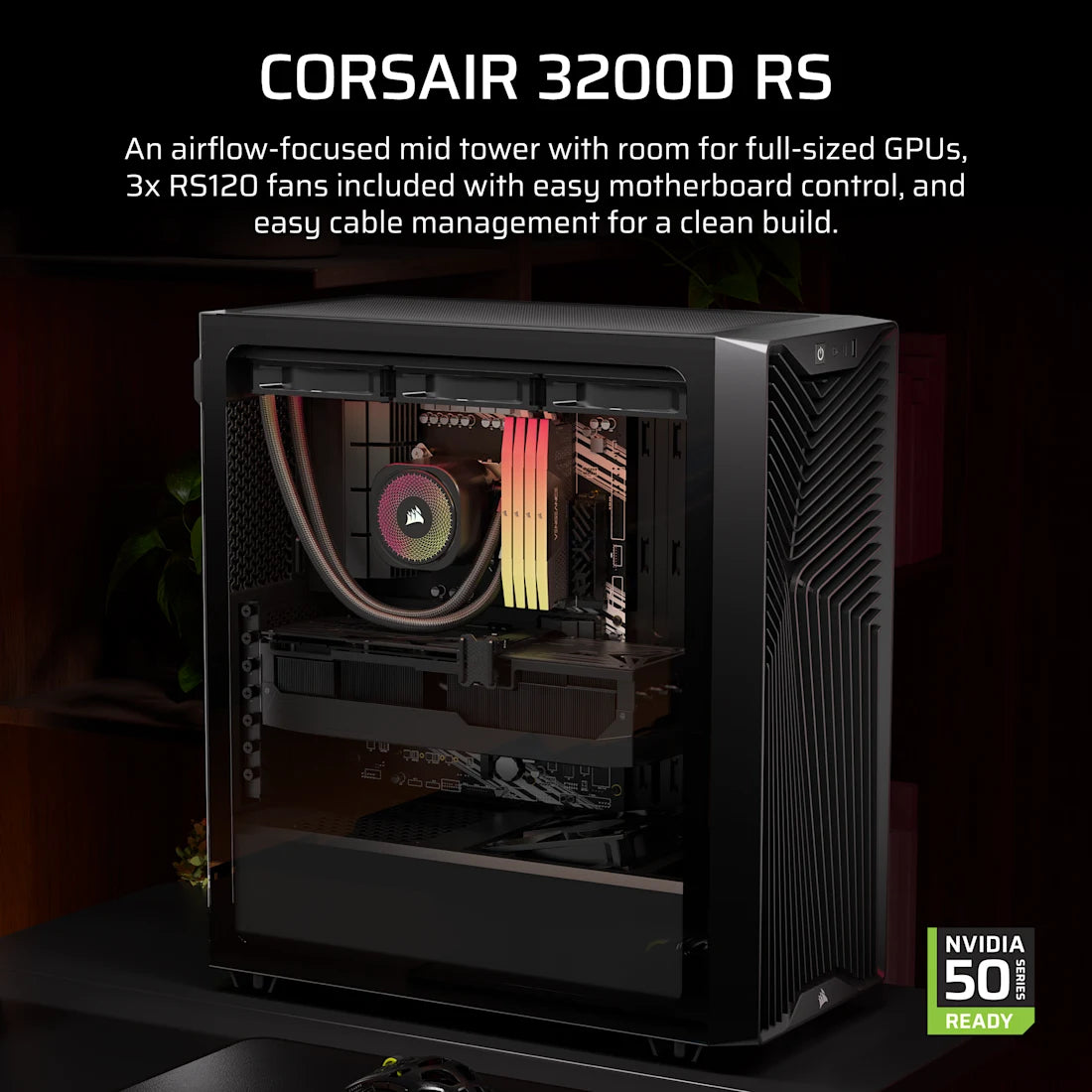 Corsair 3200D RS Mid-Tower White Case