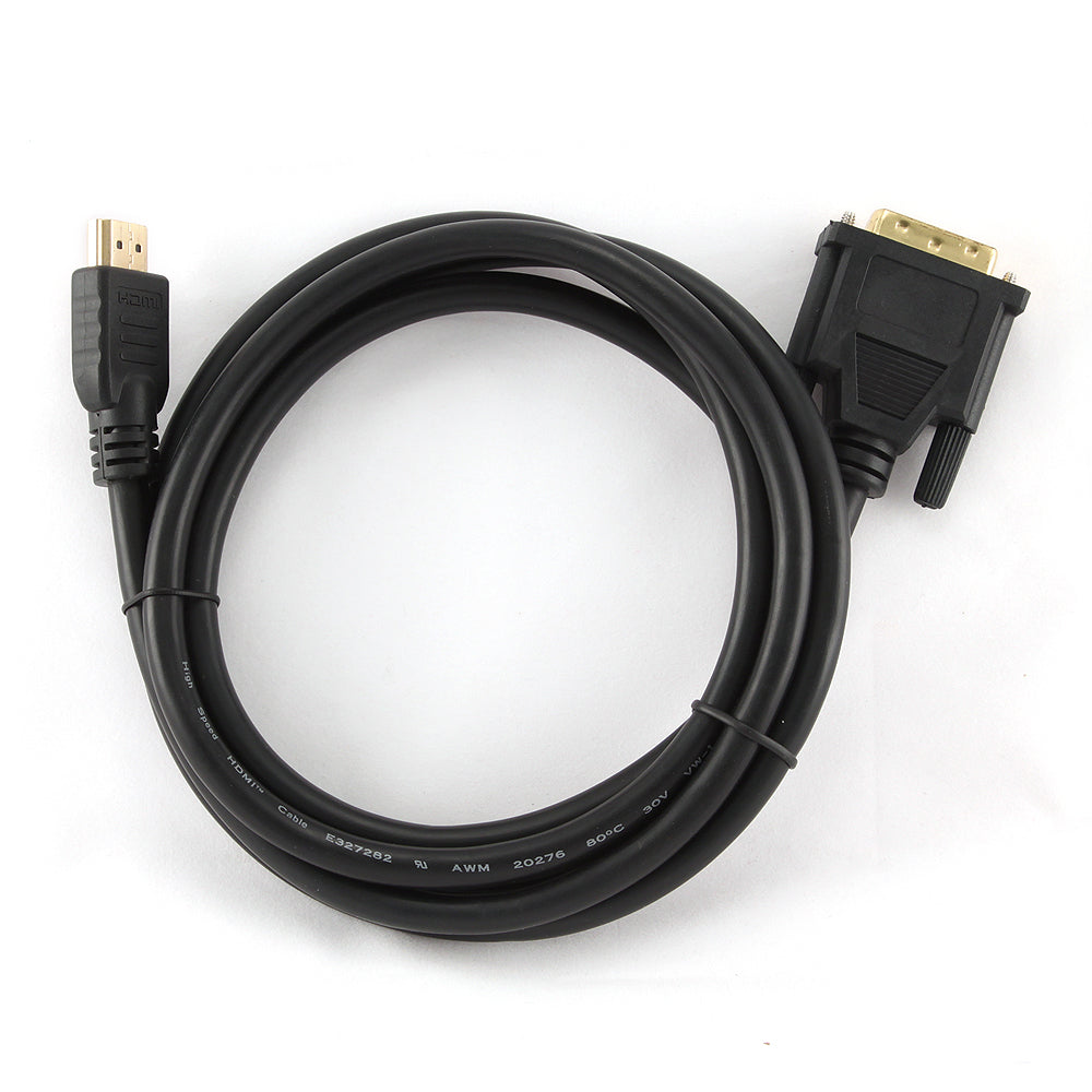 Gembird καλώδιο 1,8 μέτρα, HDMI σε DVI-D αρσενικό/αρσενικό, μαύρο