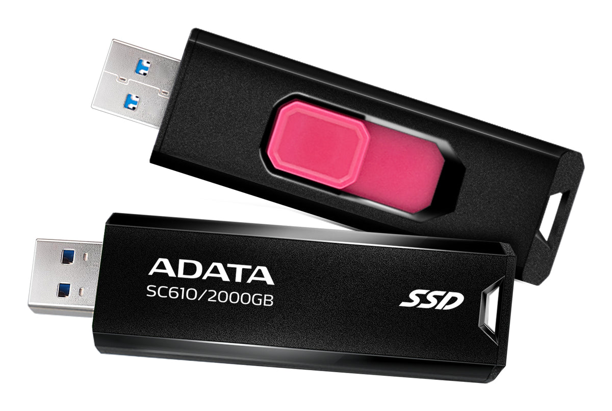ADATA SC610 εξωτερικός αποθηκευτικός δίσκος USB 2 TB USB Τύπος-A 3.2 Γενιά 2 (3.1 Γενιά 2) Μαύρο