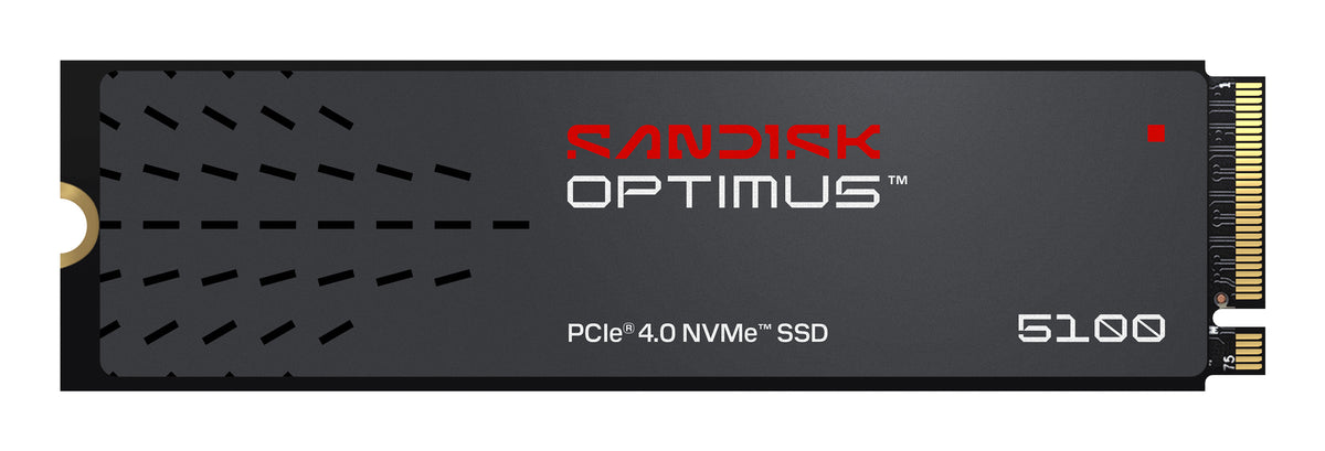 Sandisk Optimus 5100 1 TB (schwarz, PCIe 4.0 x4, NVMe M.2 2280)